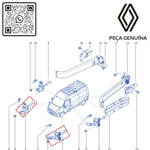 RN 04453R-K 804304453R LIMITADOR DA PORTA DIANT. ESQ_DIR MASTER 2.3 16V 13... -3-